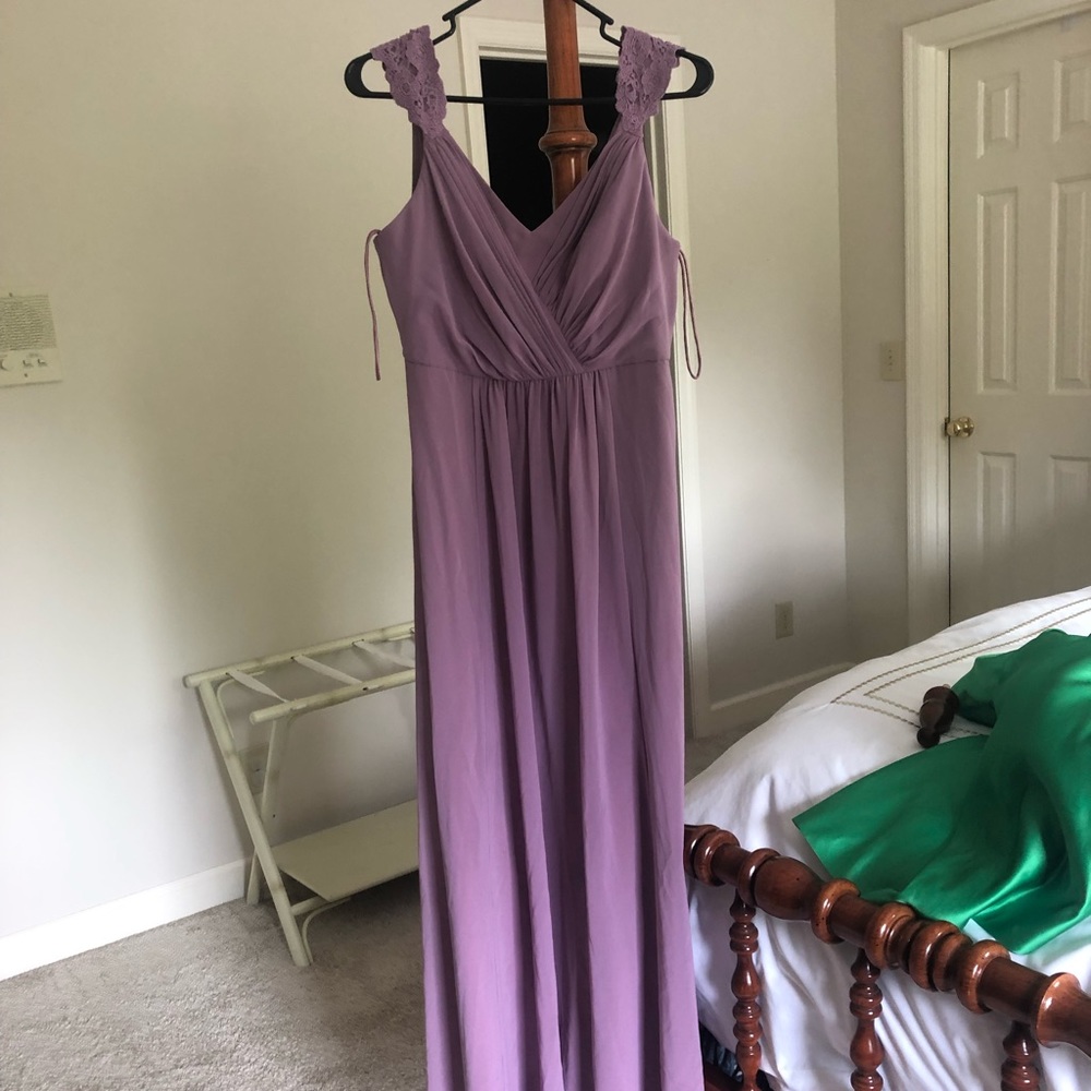 Anthropologie prom bridesmaid dress